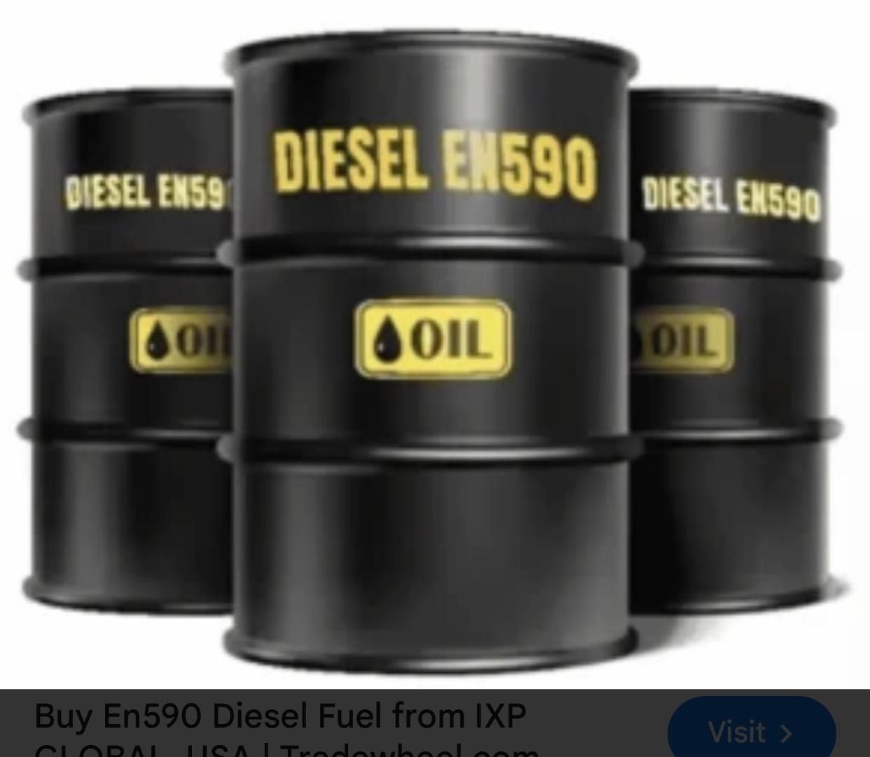 High Grade 10 PPM Diesel Fuel EN590